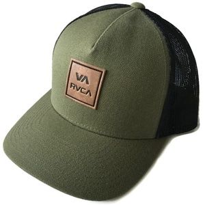 RVCA Trucker Hat Olive Green NWOT